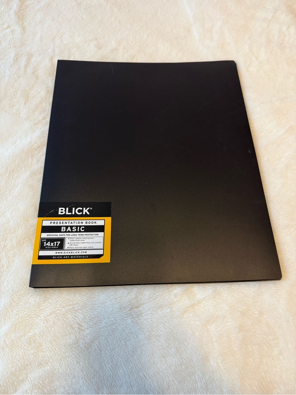 Blick Presentation Book Basic - Black